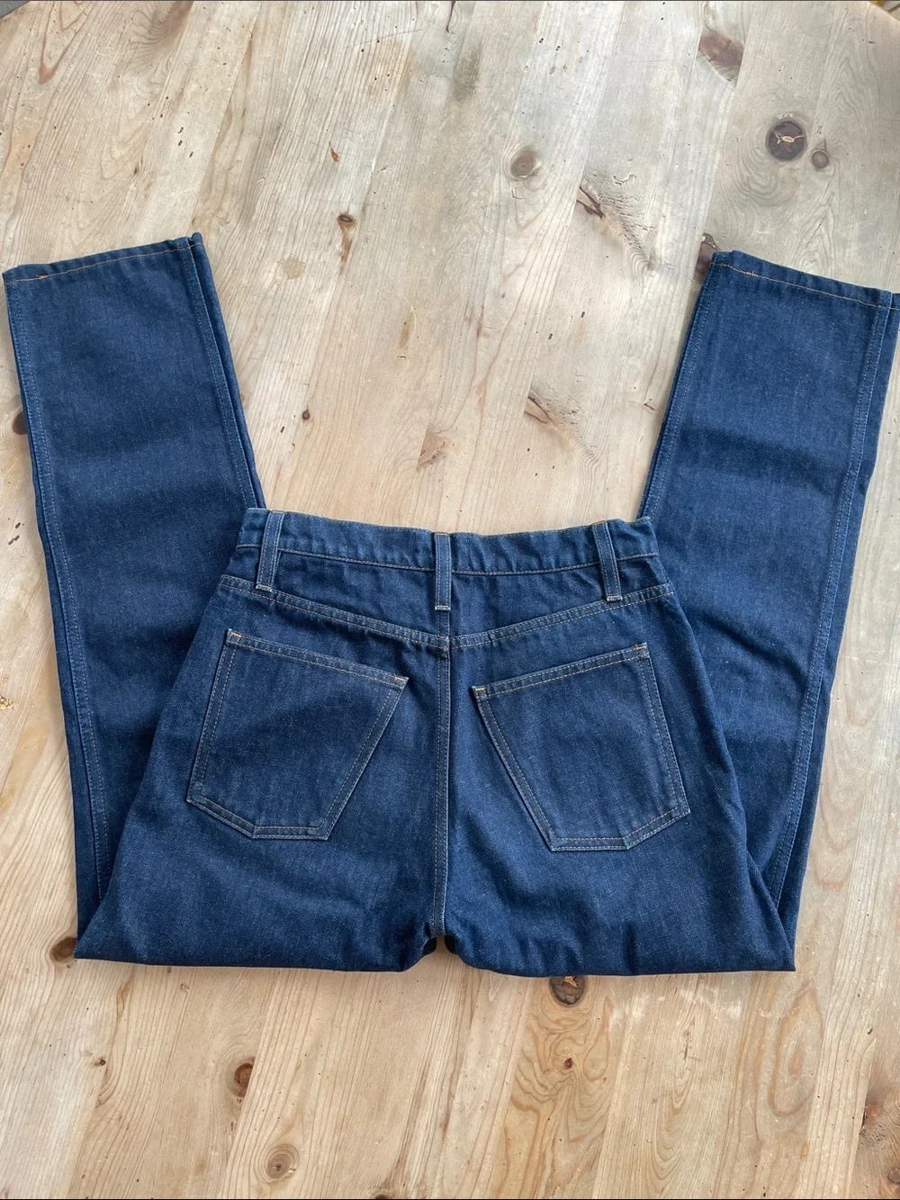 FRAME Le Italien Straight Women’s Jeans Dark Wash Size 25 Luxury Denim